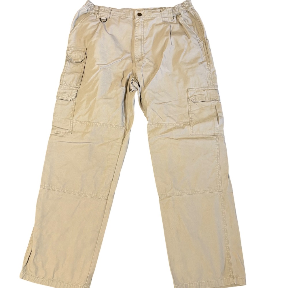 5.11 Tactical Cargo Pants Mens 36x30 Khaki Tan Cotton Canvas Utility 74251